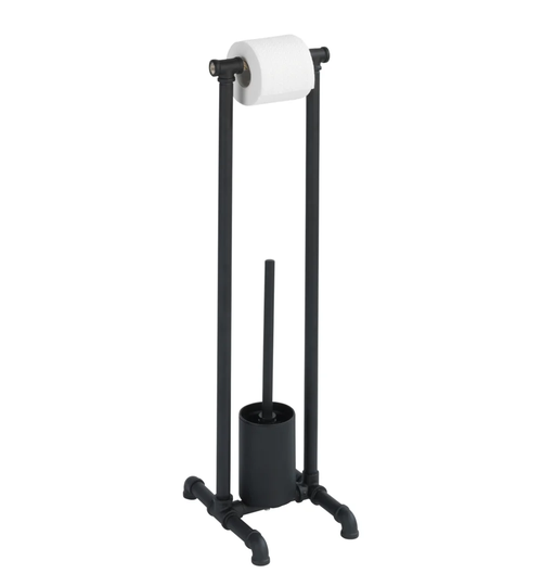 Osuna Free-Standing Toilet Roll & Brush Holder