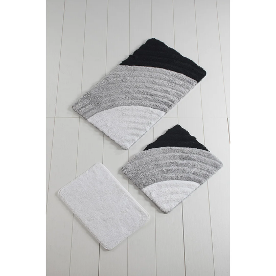 Ethell 3 Piece set Rechtangle Bath Mat
