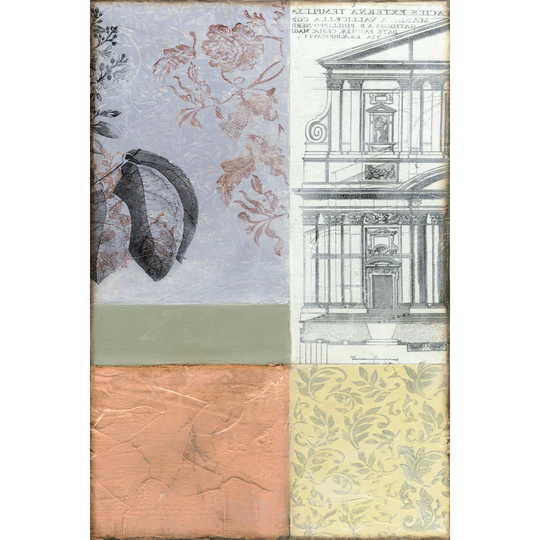 Neo Victorian Collage IV by Jennifer Goldberger - Wrapped Canvas Art Prints