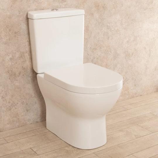 Bawnard Wall Hung Toilets with Button Flush and Soft Close Seat