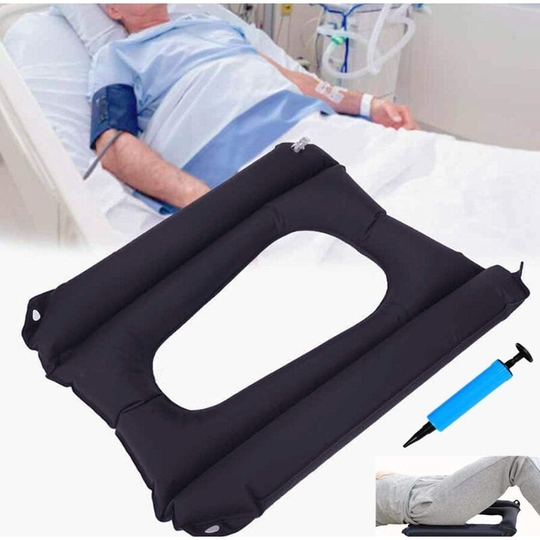 Inflatable Cushions - Elderly Nursing Anti-Bedsore Seat Pad for Bedridden Disabled for Pain Relif, Fit for Toilet Chair &Wheelchair, Breathable &