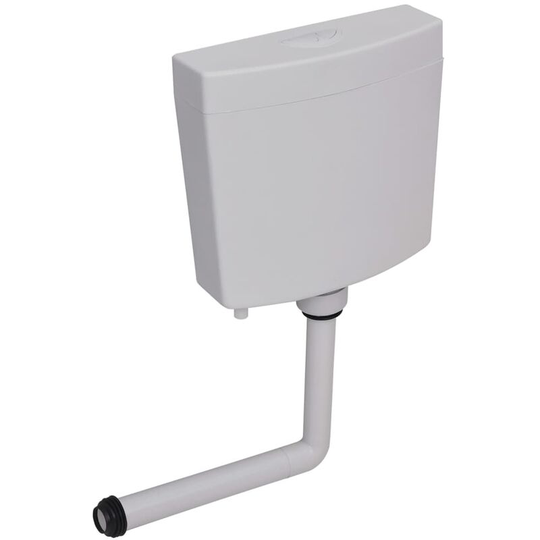 Toilet Cistern 3/6 l Grey Vidaxl Grey