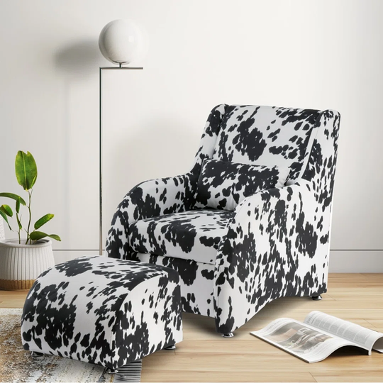 Brashear 77Cm Wide Armchair and Ottoman
