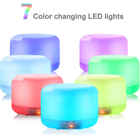Superseller - 300ML Ultrasonic Air Aroma Humidifier With 7 Color Lights Electric Aromatherapy Essential Oil Diffuser