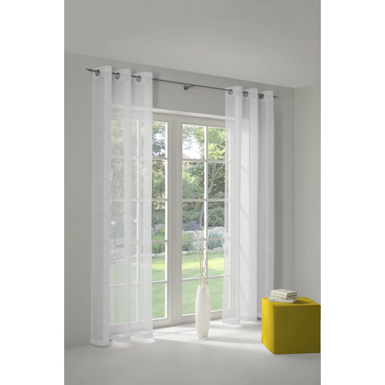 Paulding Eyelet Semi Sheer Curtain
