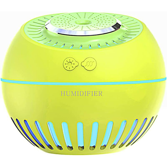 Ilovemilan - usb Mini Portable Ultrasonic Air Aroma Essential Oil Diffuser Humidifiers Cool Mist Humidifier 380ml 7 Color Night Light Yellow