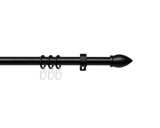 Lance Mush Curtain Single Pole and Hardware Set