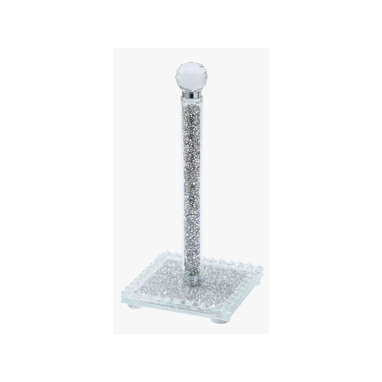 Crushed Glass Free-Standing Paper Towel Holder