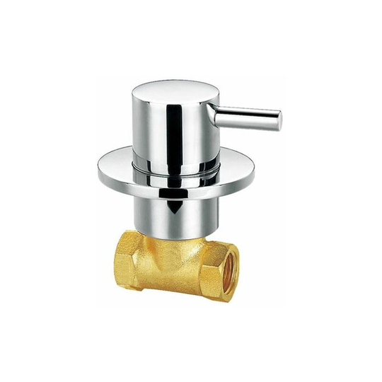 Flova - Levo Concealed Hot Shut Off Valve - lvwmconhw - Chrome