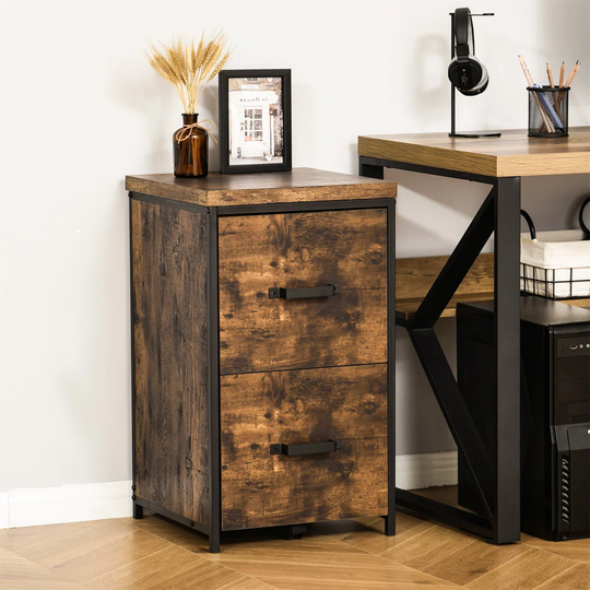 Madhu 2 Drawer Filing Cabinet
