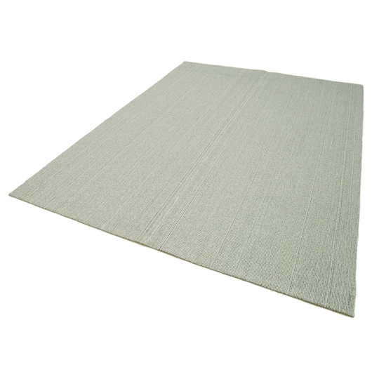 Eatmon Hand-Knotted Cotton/Wool Grey Rug