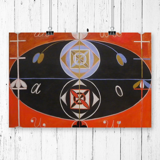 'Abstract 2' by Hilma af Klint Printing Print