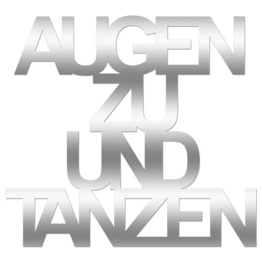 Augen Zu und Tanzen Wall Décor