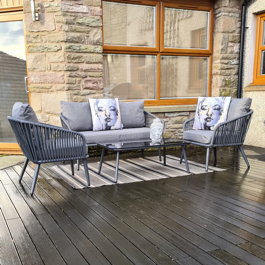 Fairlough 4 - Person Seating Group with Cushions