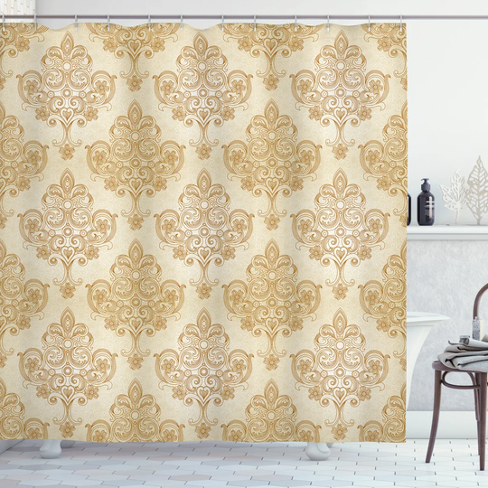 Baheer Polyester Shower Curtain Set