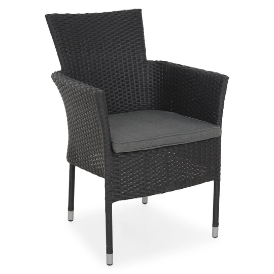 Romano Stacking Patio Dining Armchair with Cushion