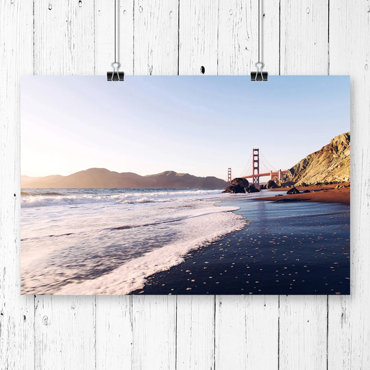 'Golden Gate Bridge San Francisco Bay' Photographic Print