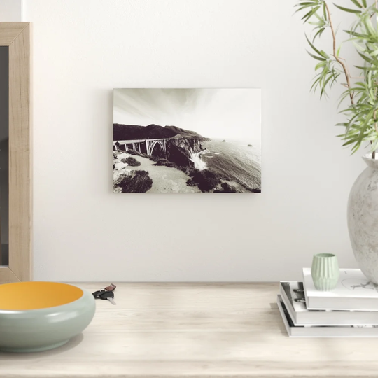 'Seascape Bixby Creek Bridge Big Sur California' Graphic Art