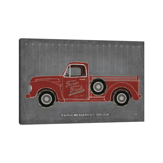 Farm Truck - Print on Canvas