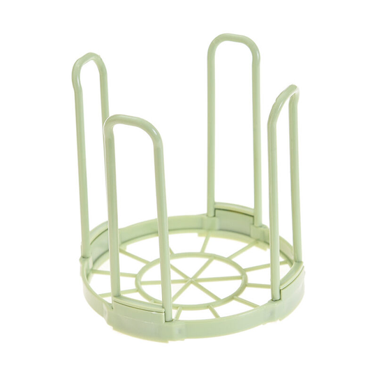 BetterLife Kitchen Drain Drainer Creative Multi-Layer Storage Holder for Rice Bowl Foldable Plastic Storage Holder Green Dish Support