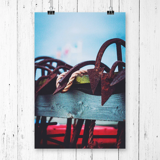 'Rusted Anchors' Graphic Art