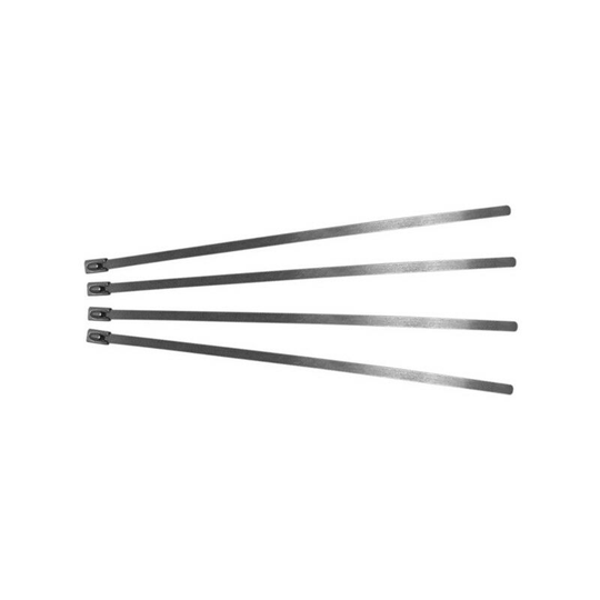 Pearl consumables Cable Ties - Stainless Steel - 362mm x 4.6mm - Pack Of 10 - PMTS02