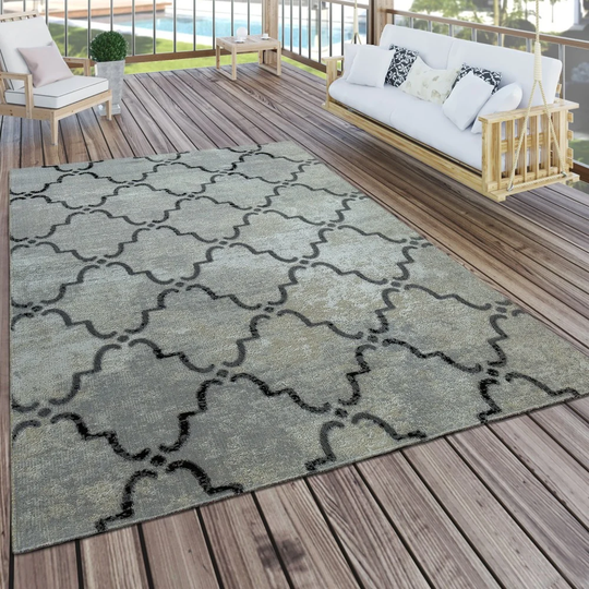 Deese Grey Indoor/Outdoor Rug
