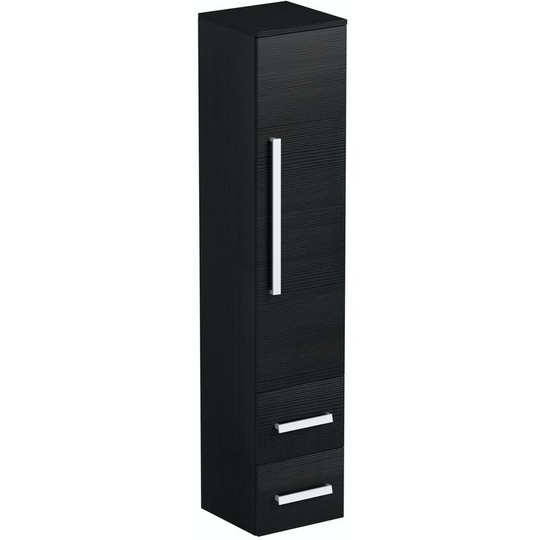 Wye essen black wall hung cabinet 1610 x 330mm - Black - Orchard