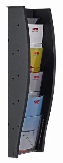 Symple Stuff Wall Mounted Brochure Rack
