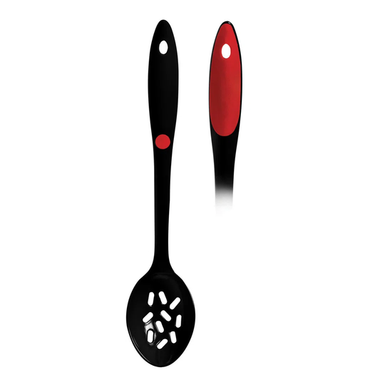 Jordan Black Melamine Slotted Spoon