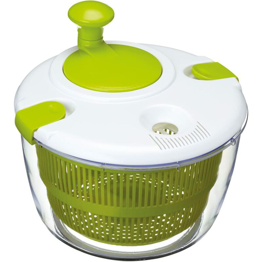 Salad spinner, plastic vegetable spin dryer, multi-purpose salad drainage device, manual salad washing machine for fruit kitchens