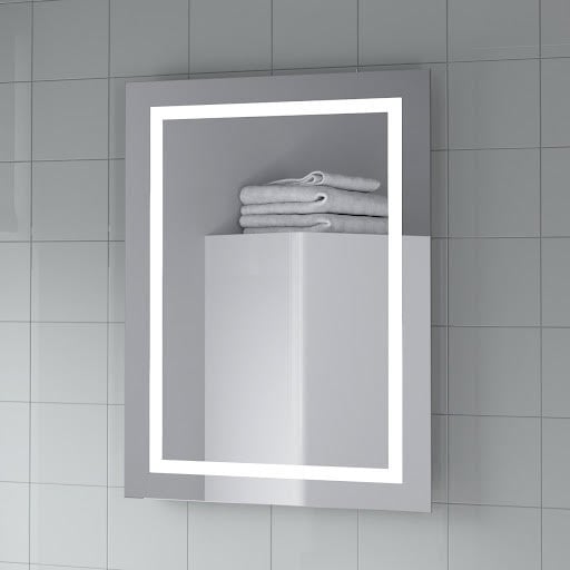 Artis Niteo LED Bathroom Mirror - 700 x 500mm - Battery Operated