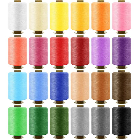 Sewing thread Polyester wire kit 24 colors Each reel of 400 m