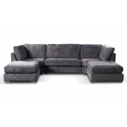Haawa 330" Wide Chenille Reversible Corner Sofa