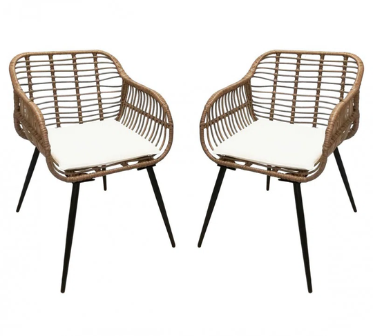 Alburtis Stacking Teak Patio Dining Armchair