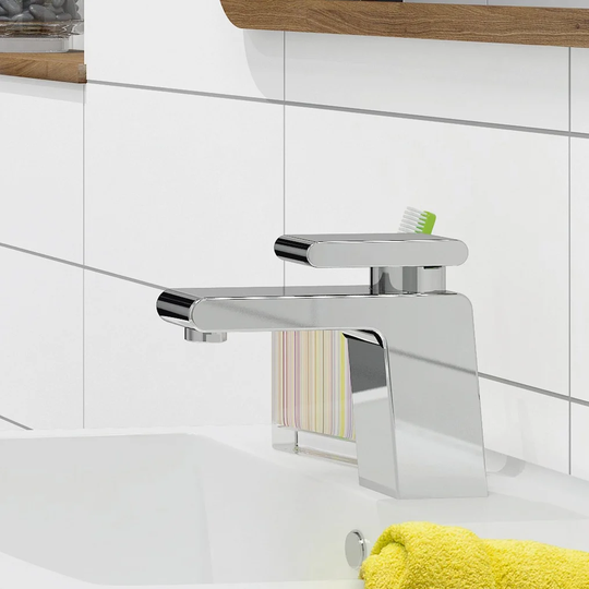 Pivot Monobloc Basin Mixer with Waste
