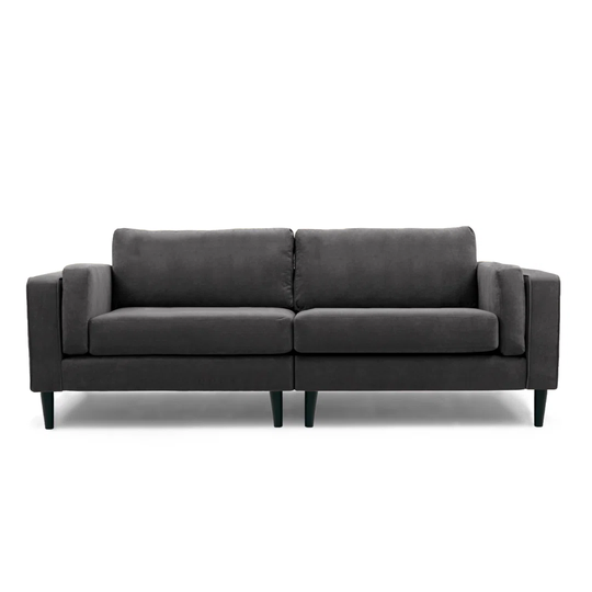 Deavian 240Cm Velvet Recessed Arm Sofa