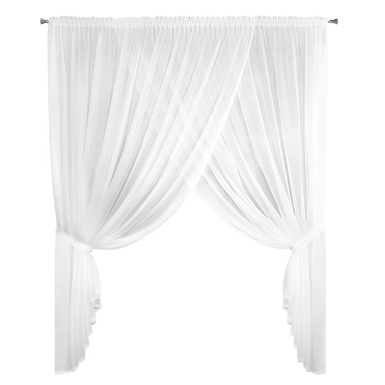 Keppler Slot Top Semi Sheer Curtain