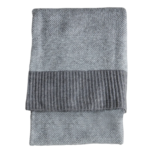 Paloma Knitted 2 Tone Throw