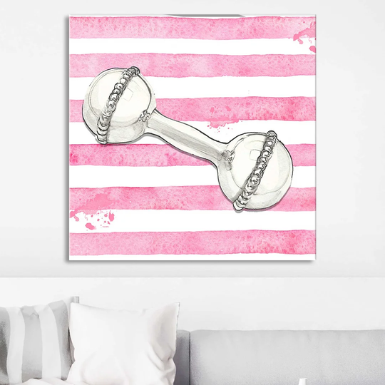 Shake Rattle and Roll Princess by Jodi - Wrapped Canvas Painting
