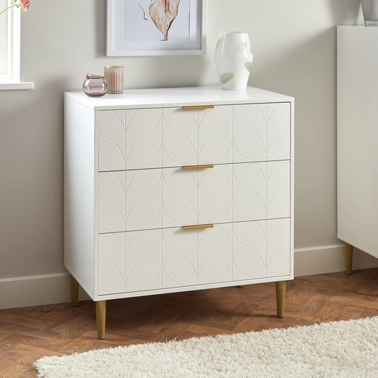 Flloyd 3 Drawer 80Cm W Chest of Drawers