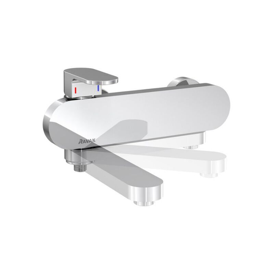 Chrome Single lever bath/shower mixer 150 mm, Chrome (X070042) - Ravak