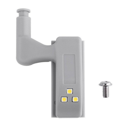 6-piece LED hinge light cabinet light hinge damping light cabinet bottom light kitchen hanging cabinet shoes wardrobe white light