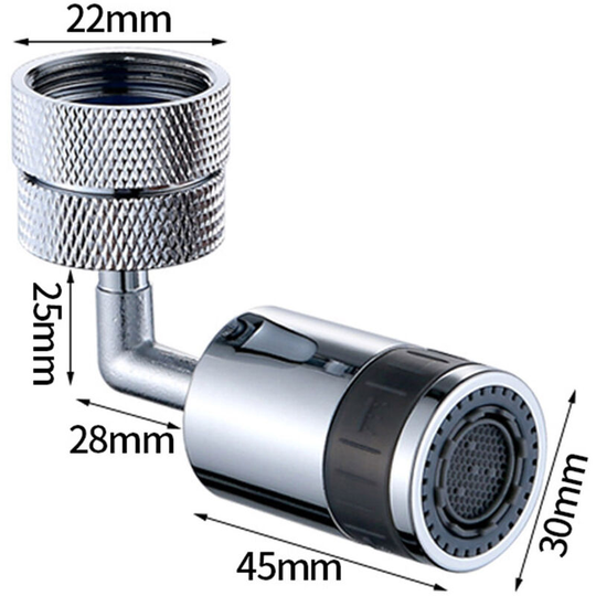 720°Rotatable Moveable Kitchen Tap Purified Water Head Rotable Swivel Water Saving Faucet Diffusser Water Purifier