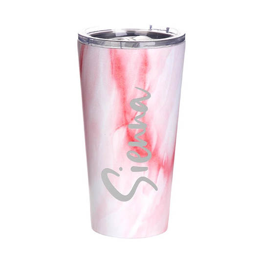Matthews Insulated Marble Tumbler Travel Tumbler