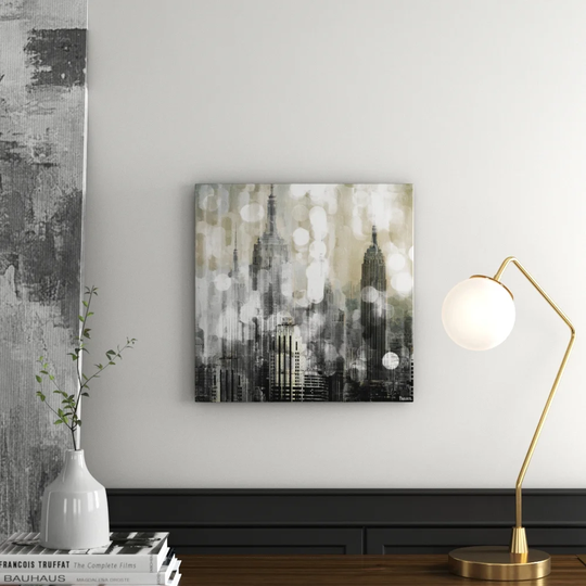 Empire from East Urban Home Framed Print on Canvas