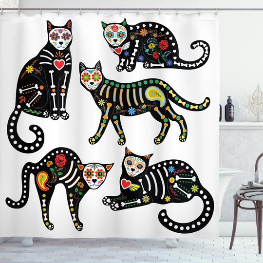Belissa Polyester Shower Curtain Set