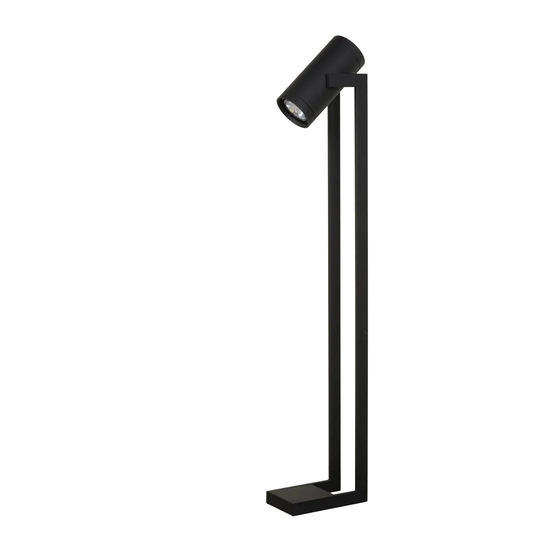 LUCIDE Dome - Stehlampe - Led Dim. - Gu10 - 2X12W 3000K - Schwarz