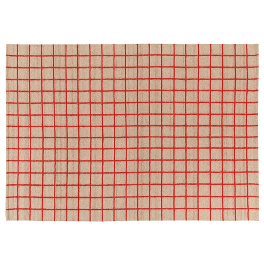 Box Handmade Kilim Red Rug