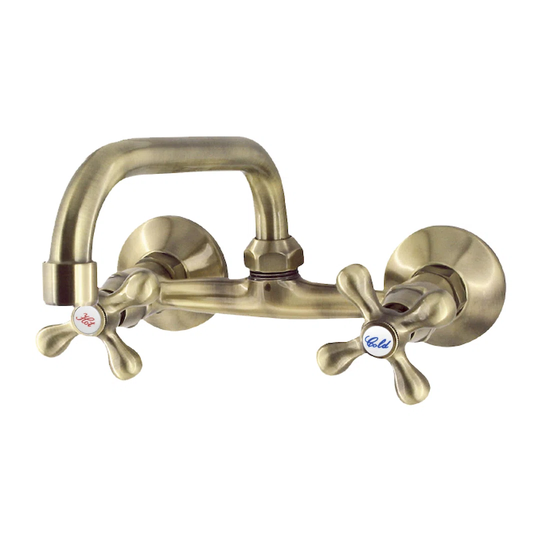 Elegant Luxor 5 Wall Mounted Roman Bath Tap